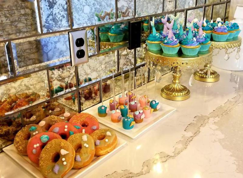 1st Birthday Mermaid Dessert Buffet