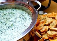 Spinach Dip & Crostini