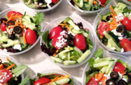 Greek Side Salad for Boxed Lunches